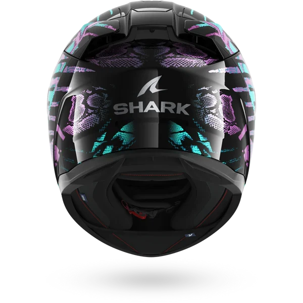 SHARK D-SKWAL 3 REPTAIA Mat NEGRO Cameleon Casco De Moto