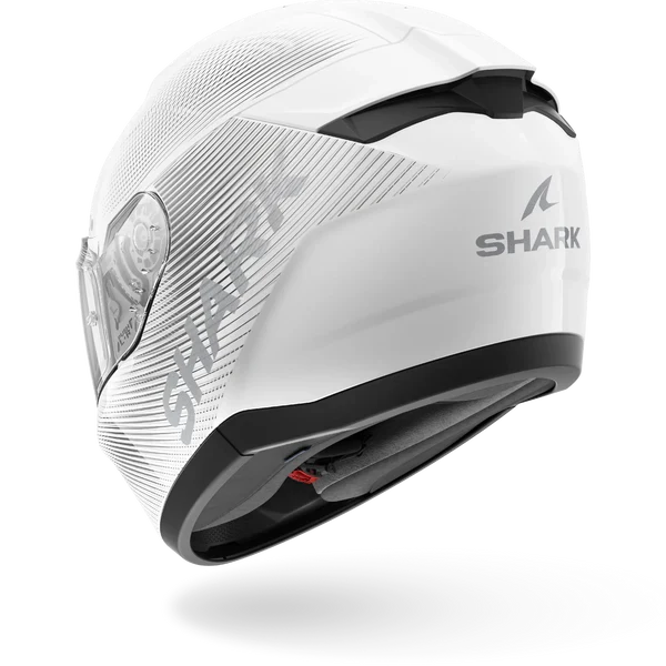 SHARK RIDILL 2 SP LYNE Blanco Plata Casco De Moto