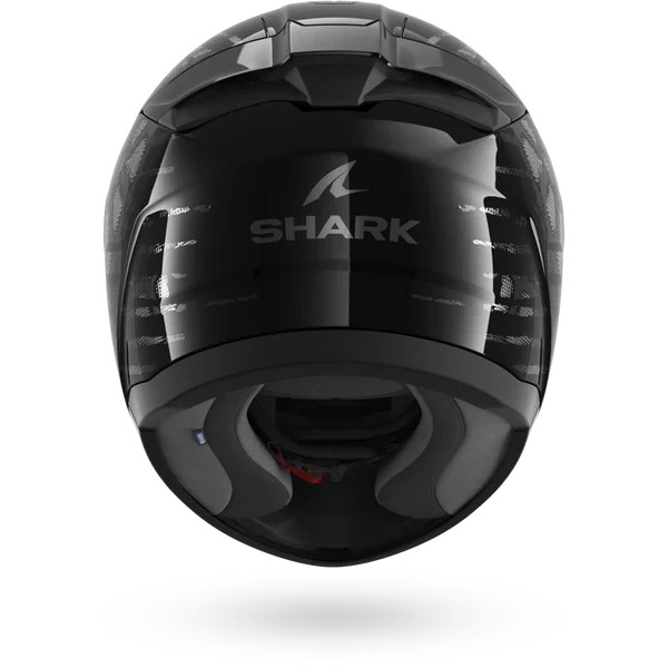 SHARK RIDILL 2 REPTAIA Casco De Moto NEGRO Anthra Plata