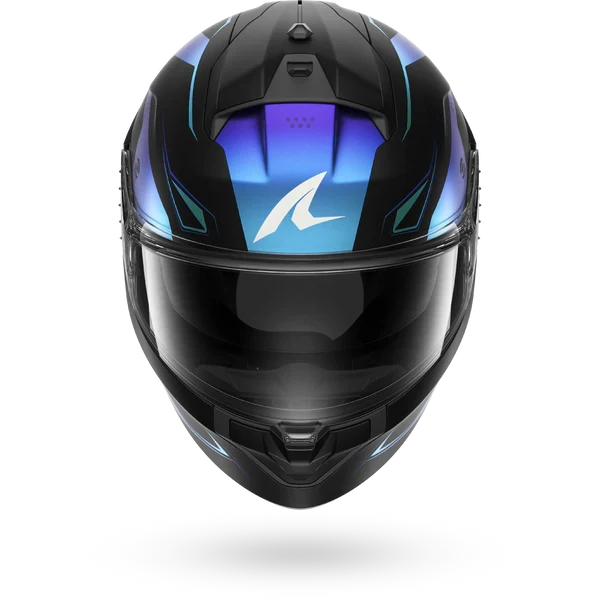 SHARK RIDILL 2 MEKARIUM Mat NEGRO AZUL Casco De Moto