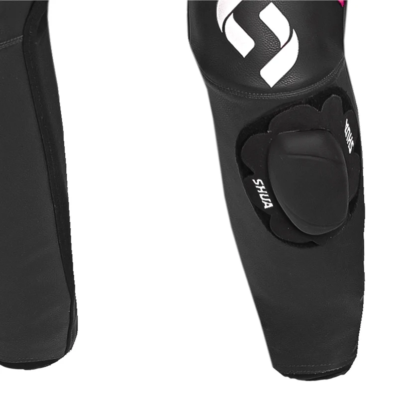 SHUA INFINITY 1PC MONO DE MOTO MUJER NEGRO BLANCO ROSA