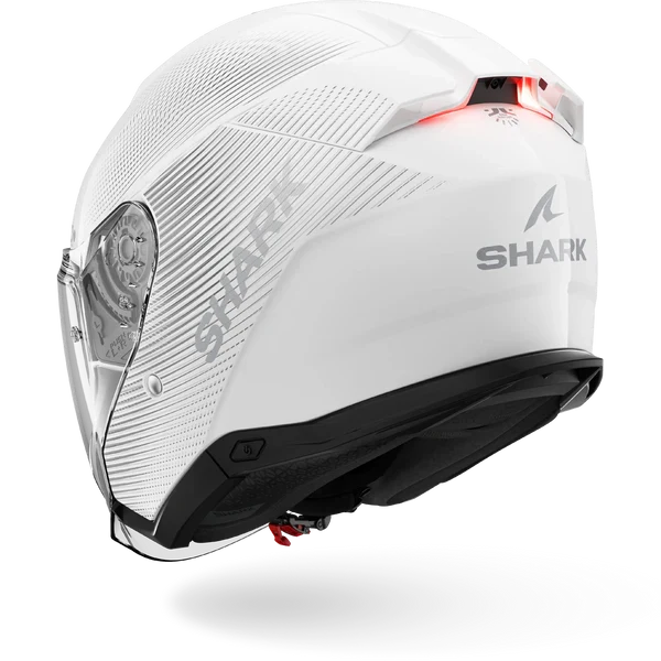 SHARK SKWAL i3 JET SP LYNE Blanco Plata Plata Casco De Moto