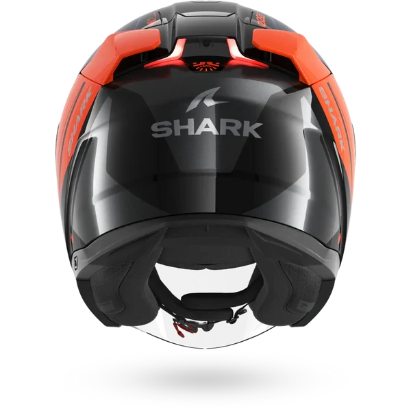 SHARK SKWAL i3 JET MEKARIUM NEGRO Chrom Naranja Casco De Moto