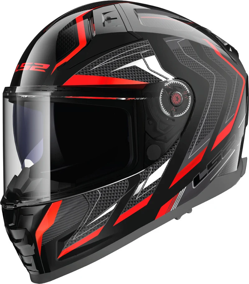 LS2 FF811 VECTOR II ALIZER BLACK RED-06
