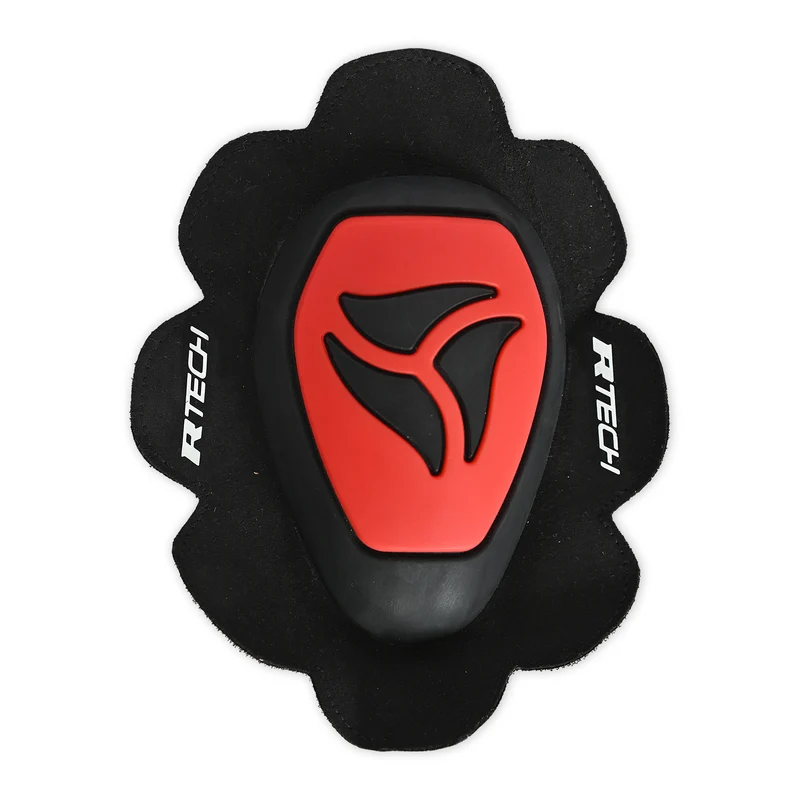 R-TECH Protección Rodilla Knee Negro Rojo