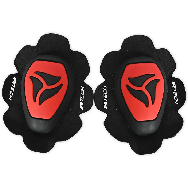 R-TECH Protección Rodilla Knee Negro Rojo