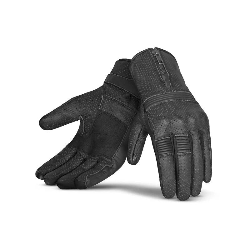 BELA IMPACT GUANTES DE MOTO DE MUJER PIEL NEGRO