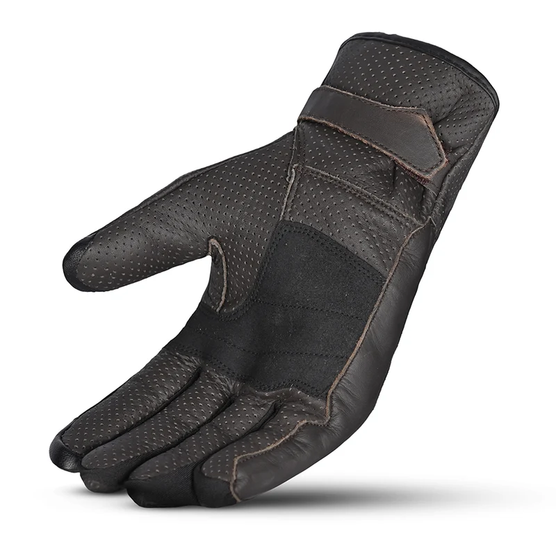 BELA IMPACT GUANTES DE MOTO PIEL MARRON