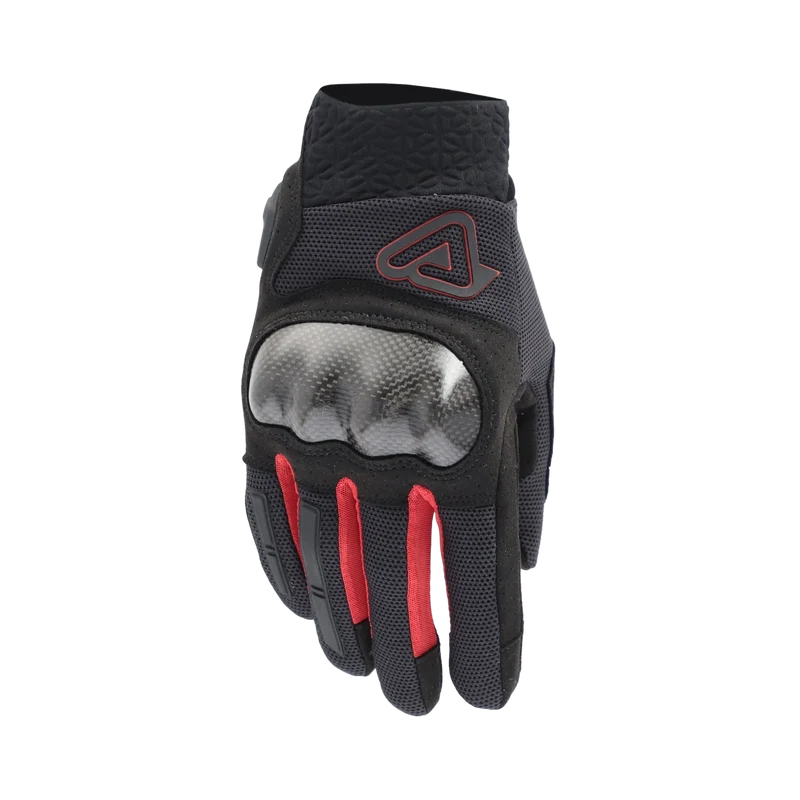 ACERBIS RAMSEY VENTED PRO GUANTES DE MOTO NEGRO ROJO