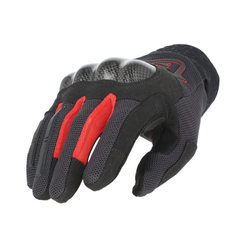 ACERBIS RAMSEY VENTED PRO GUANTES DE MOTO NEGRO ROJO