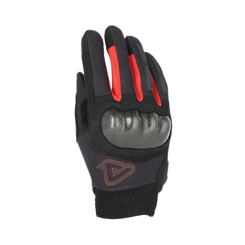 ACERBIS RAMSEY VENTED PRO GUANTES DE MOTO NEGRO ROJO