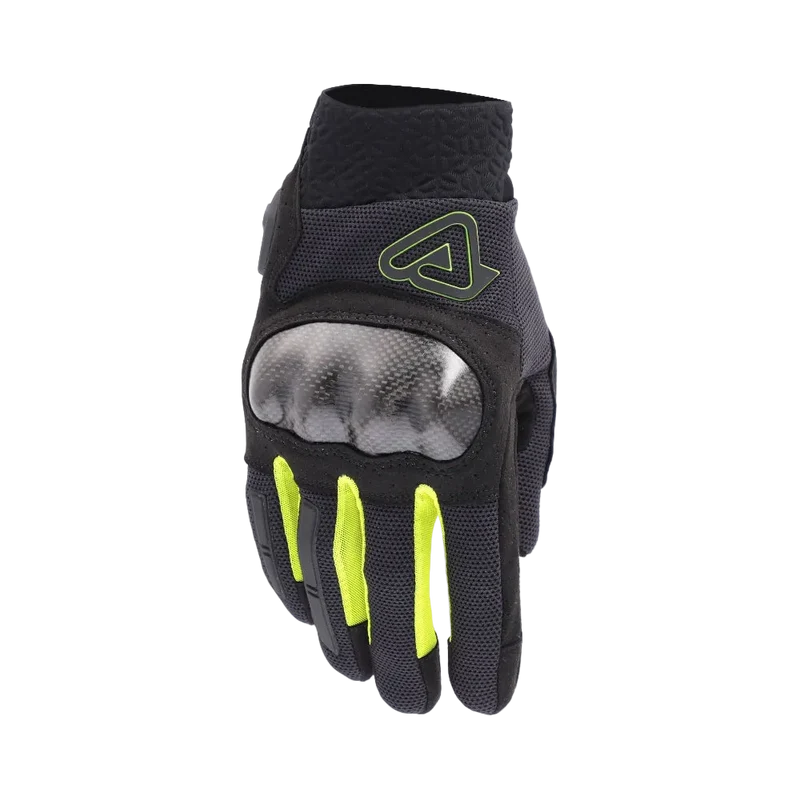 ACERBIS RAMSEY VENTED PRO GUANTES DE MOTO NEGRO AMARILLO