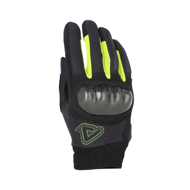 ACERBIS RAMSEY VENTED PRO GUANTES DE MOTO NEGRO AMARILLO