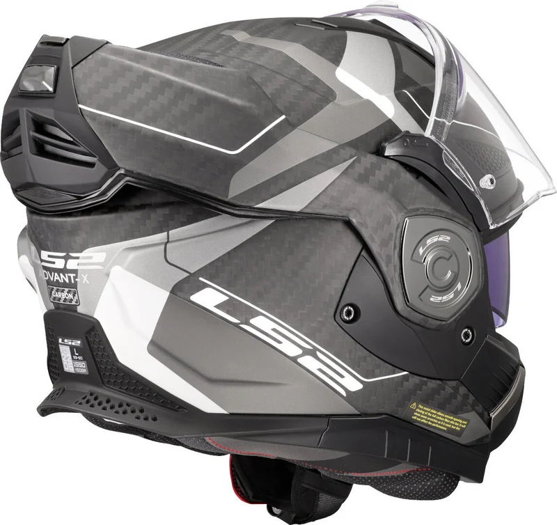 LS2 FF901 Advant X C HORIZON MODULAR PLATA GRIS