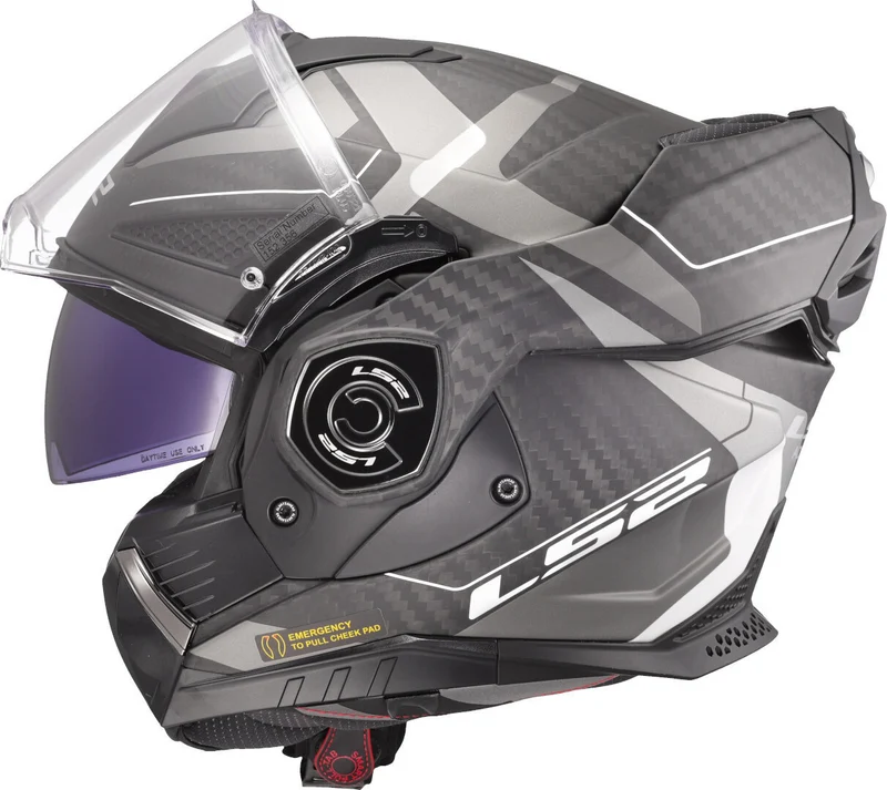 LS2 FF901 Advant X C HORIZON MODULAR PLATA GRIS