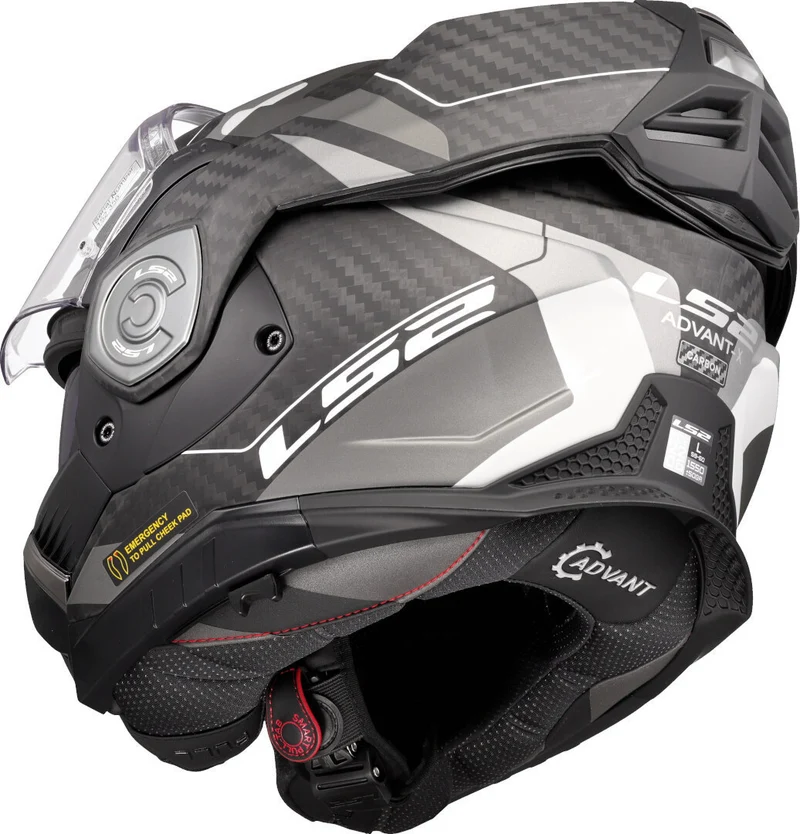 LS2 FF901 Advant X C HORIZON MODULAR PLATA GRIS