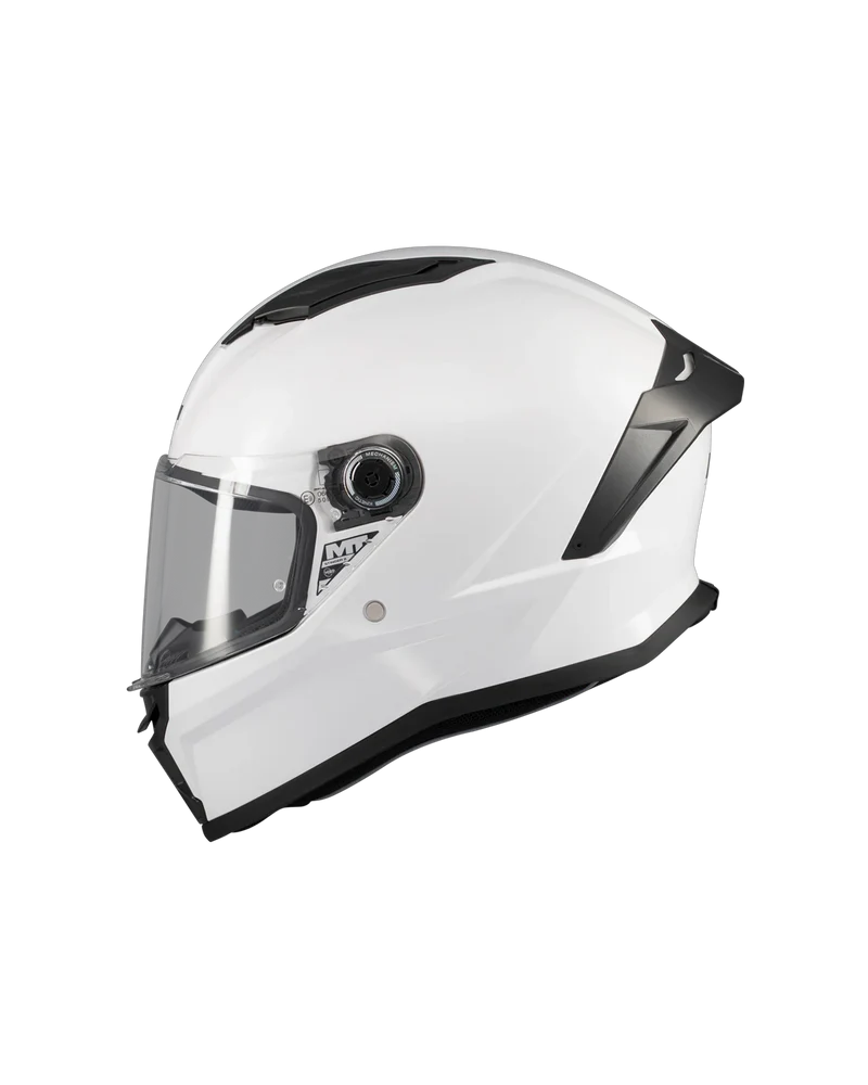MT FF126 STINGER 2 PURE INTEGRALES CASCO DE MOTO A0 BLANCO PERLA BRILLO