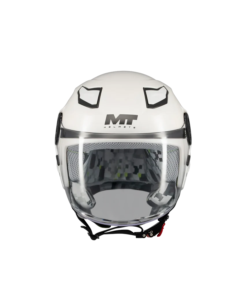 MT OF514 LITE PURE NINOS CASCO DE MOTO A0 BRILLO