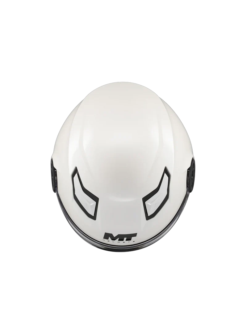 MT OF514 LITE PURE NINOS CASCO DE MOTO A0 BRILLO