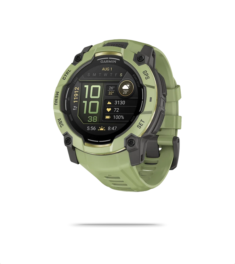 Instinct 3 AMOLED GPS Sports Watch - Limited Edition Alpine Rush