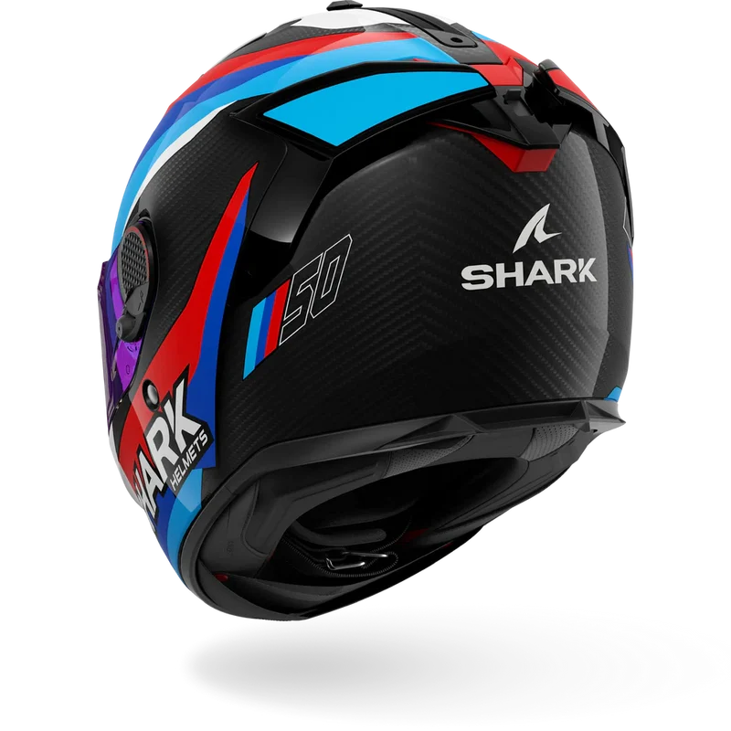 SHARK SPARTAN GT Pro Carbon Guintoli Casco Integral De Moto Azul Rojo