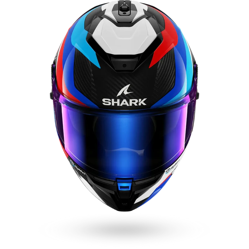 SHARK SPARTAN GT Pro Carbon Guintoli Casco Integral De Moto Azul Rojo