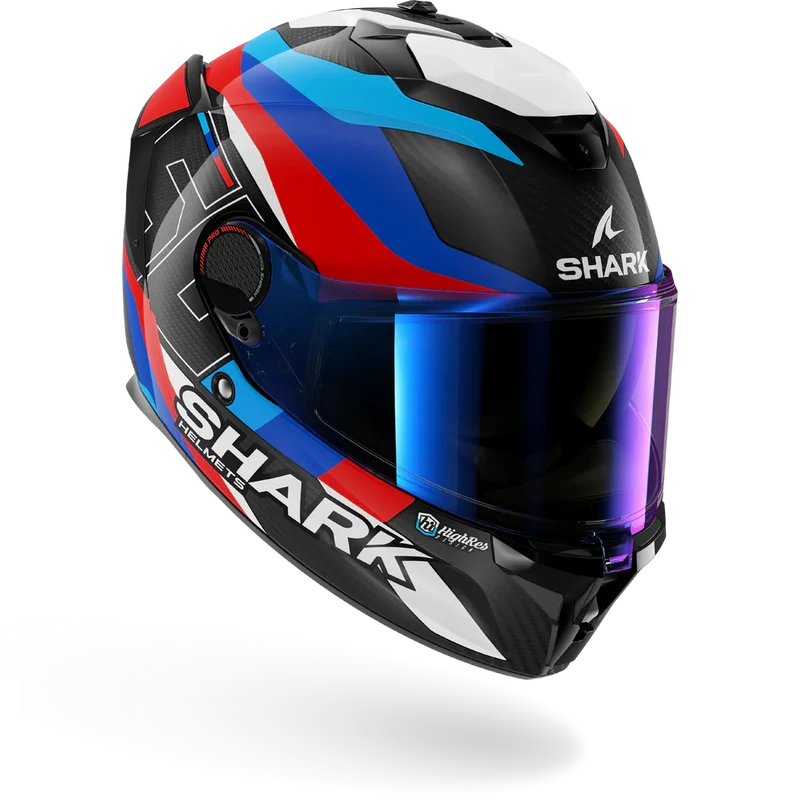 SHARK SPARTAN GT Pro Carbon Guintoli Casco Integral De Moto Azul Rojo
