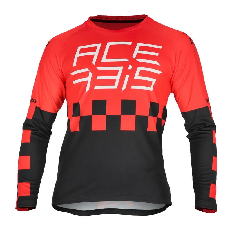 ACERBIS CAMISETA MX J-KID ONE ROJO NEGRO