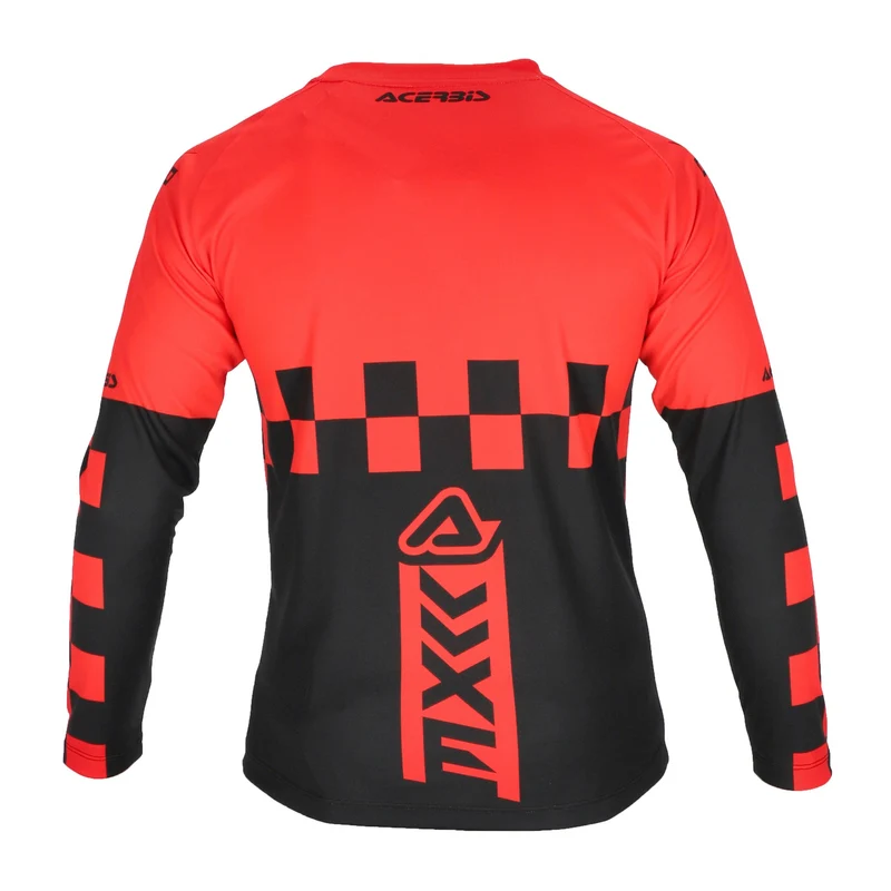 ACERBIS CAMISETA MX J-KID ONE ROJO NEGRO