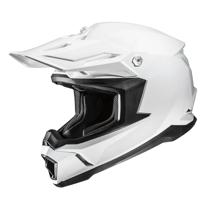 HJC C50 SOLID UNI CASCO MOTOCROSS DE MOTOCICLETA BLANCO PERLA