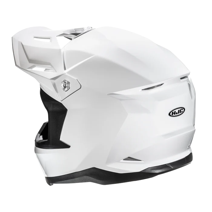 HJC C50 SOLID UNI CASCO MOTOCROSS DE MOTOCICLETA BLANCO PERLA