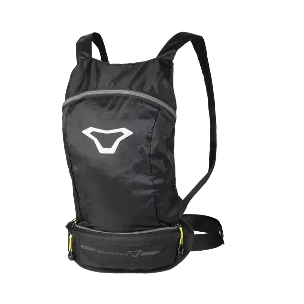 MACNA Rinonera Plegable Mochila Negro