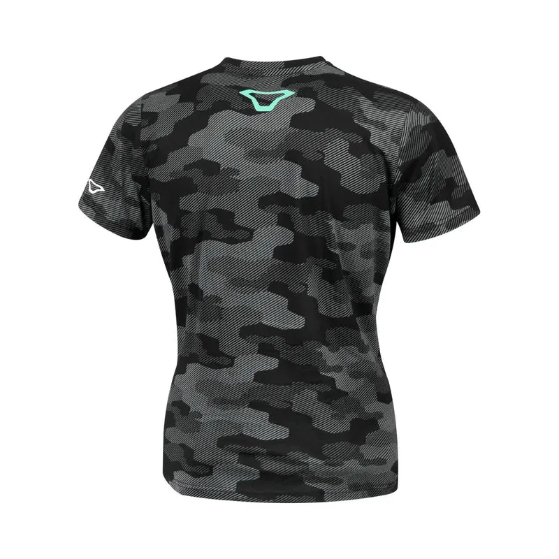 Macna Dazzle Wing 2.0 Camiseta mujer Negro Gris Verde Menta