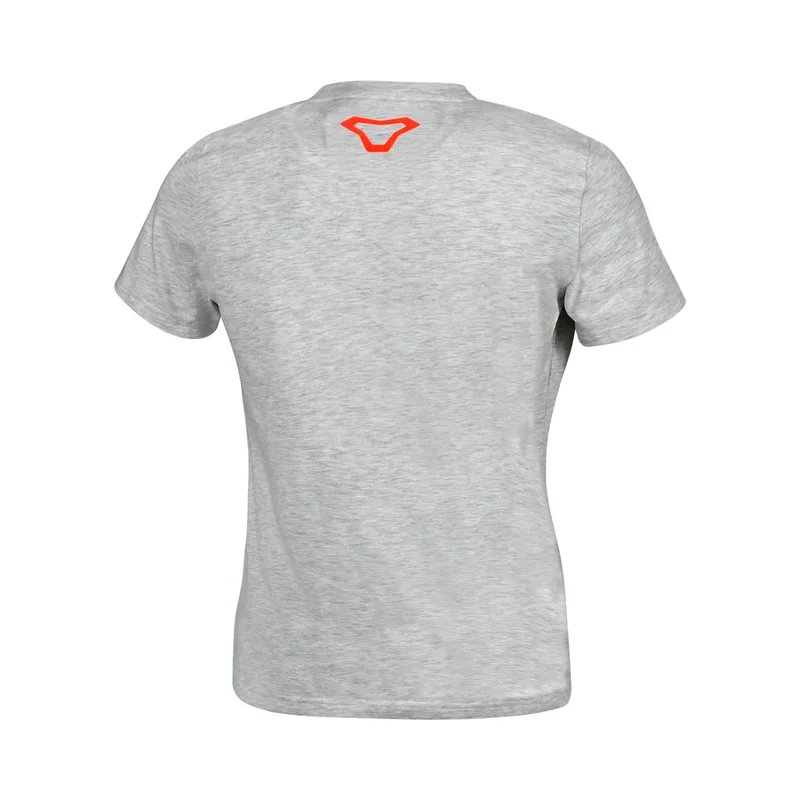 MACNA Logo Mujer Camisa Blanca Naranja