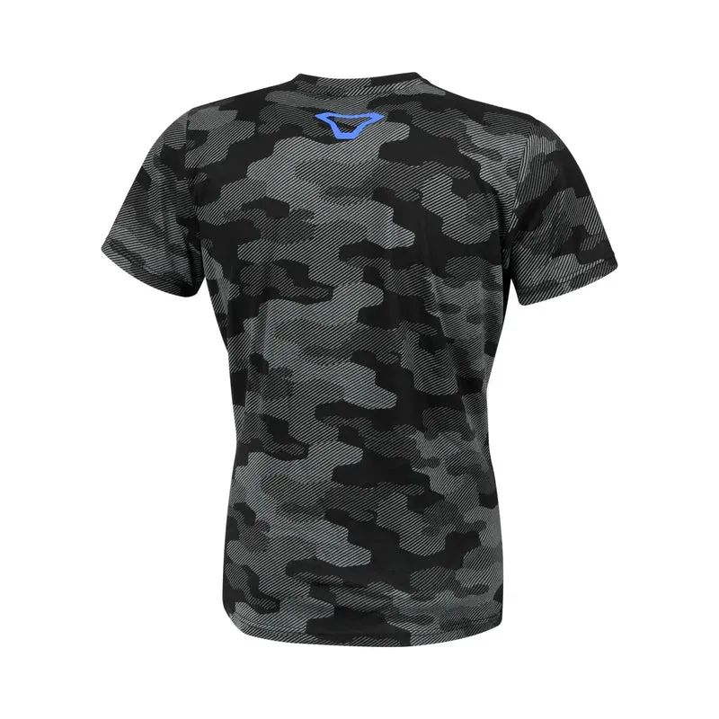 MACNA Dazzle Logo 2.0 Hombre Camiseta Negro Gris Azul