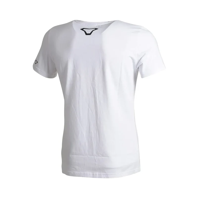 MACNA Hombre Verano Liso Camiseta Blanco