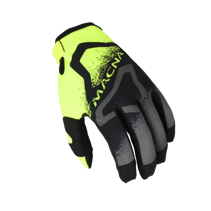 MACNA BACKYARD 1 HOMBRES GUANTES MOTOCROSS NEGRO GRIS AMARILLO
