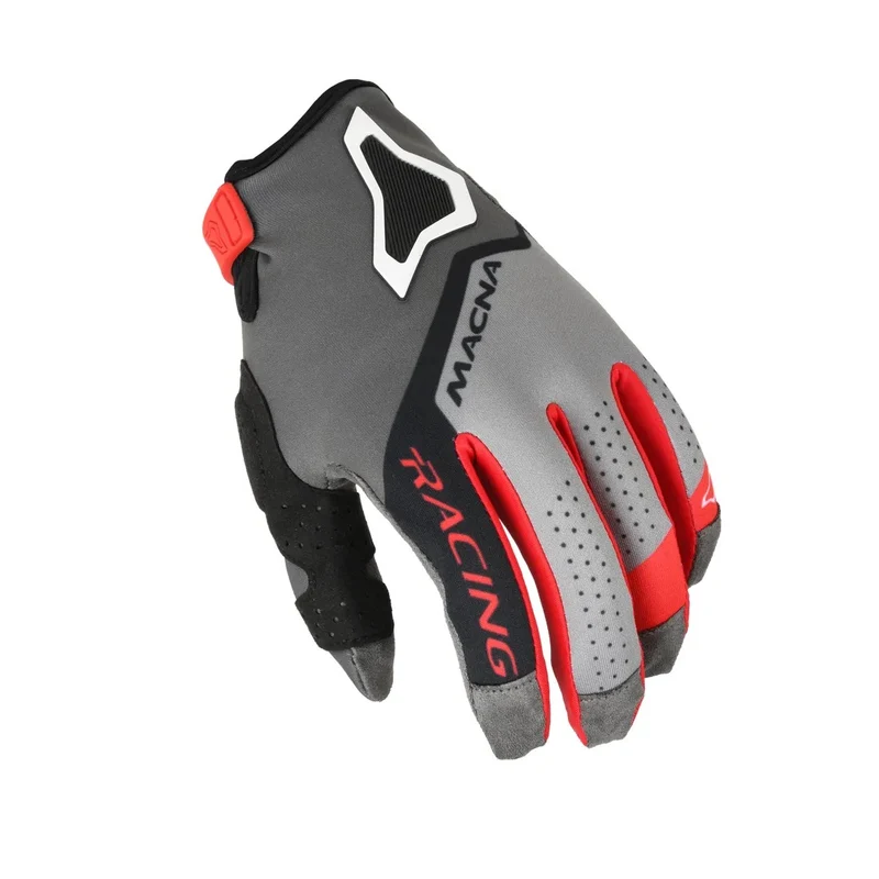 MACNA Heat-1 MX HOMBRES GUANTES MOTOCROSS NEGRO GRIS ROJO