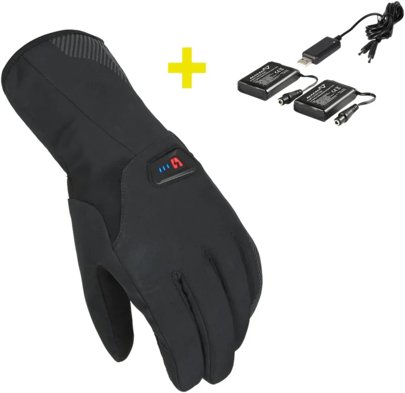 MACNA SPARK HOMBRES GUANTES MOTO CALEFACTADO NEGRO