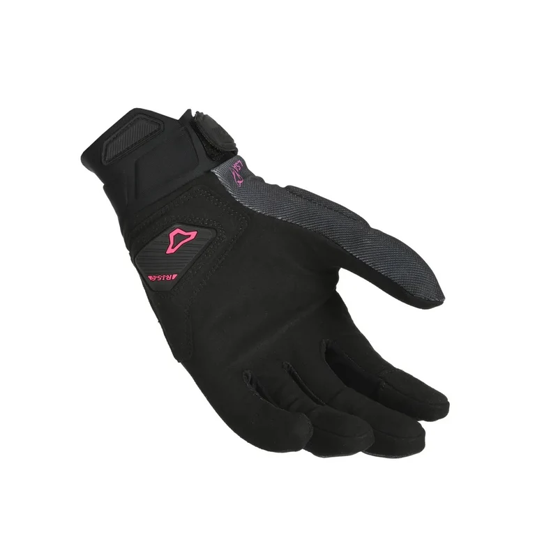 MACNA MANA MUJERES GUANTES MOTO ERGOTHUMB NEGRO ROSA