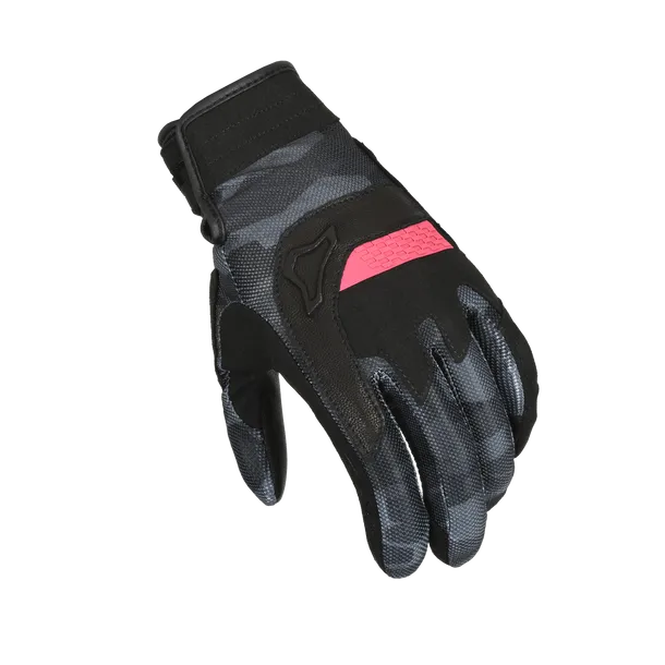 MACNA CONGRA Señoras Moto Aventura Turismo Guantes Negro Rosa