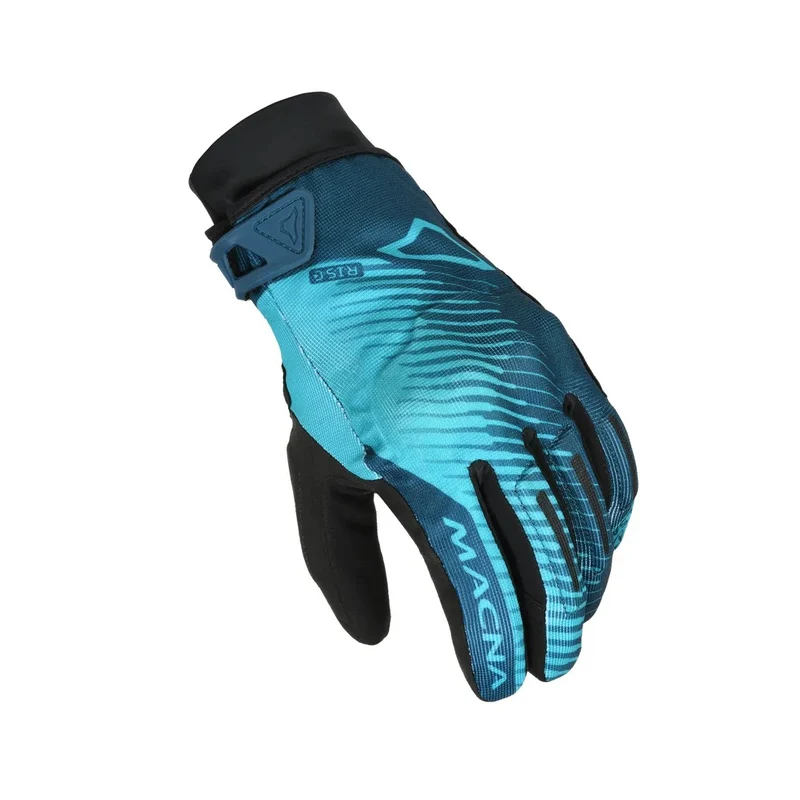 MACNA CREW RTX MUJERES GUANTES MOTO IMPERMEABLE NEGRO AZUL