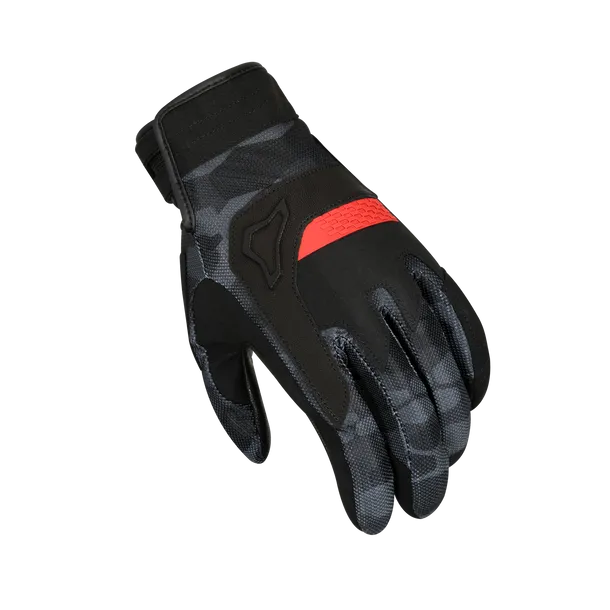 MACNA CONGRA Moto Aventura Turismo Guantes Gris Rojo