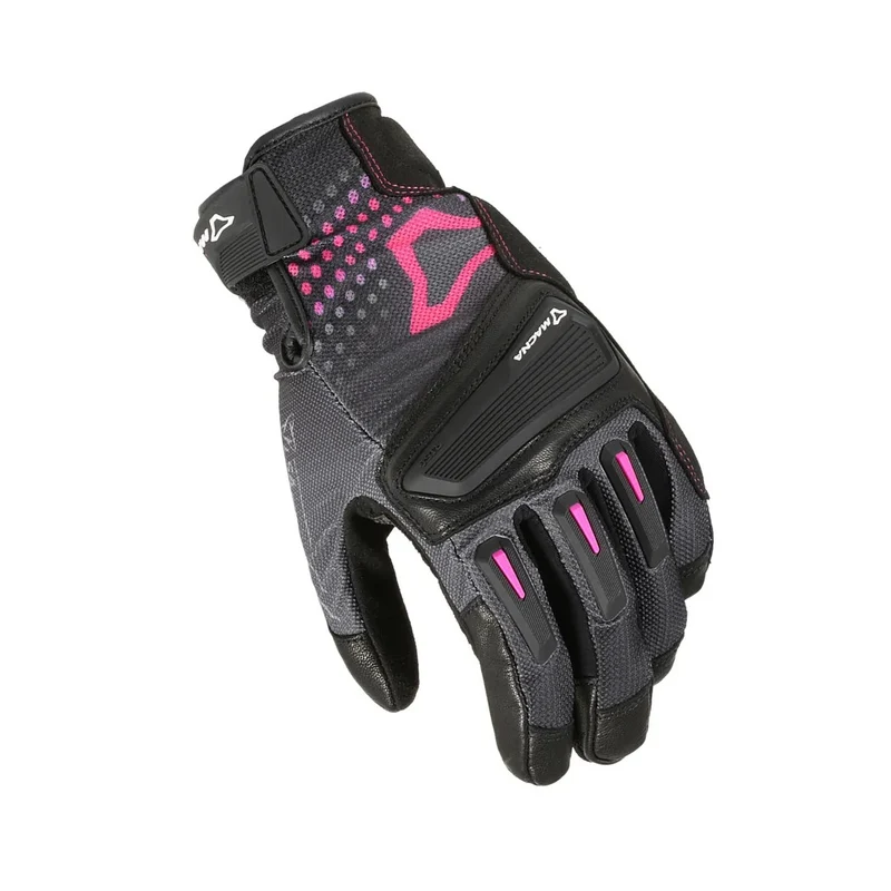 MACNA JUGO MUJERES GUANTES MOTO CALEFACTABLES NEGRO ROSA