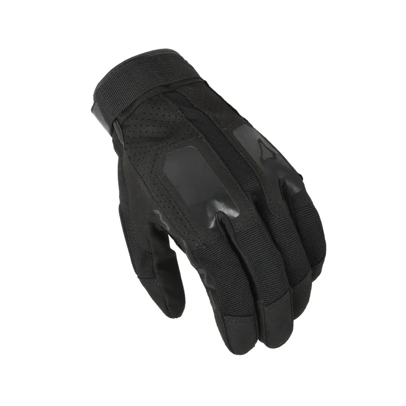 MACNA Sperrow Hombre Motocicleta Cuero Guantes Negro