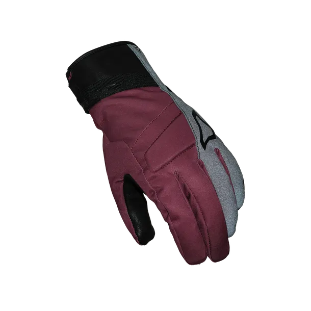 MACNA DAUNTA RTX Mujer Moto Aventura Turismo Guantes Negro Rojo