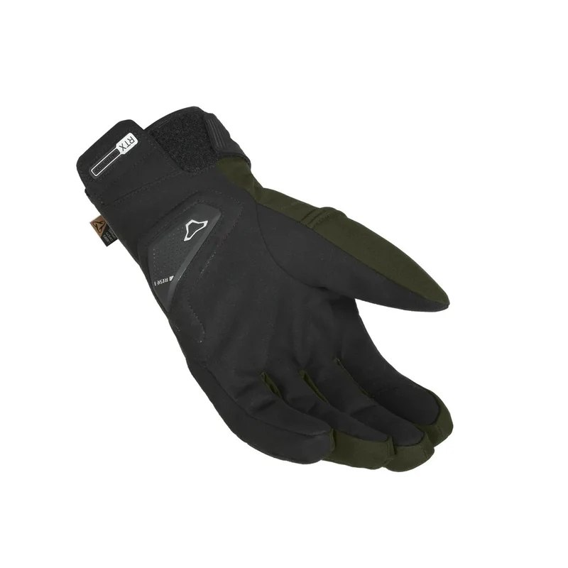 MACNA DIM RTX SEÑORAS GUANTES MOTO CALEFACTABLES VERDE OLIVA NEGRO
