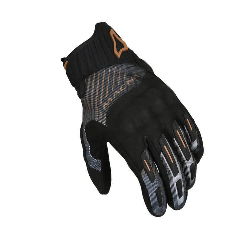 MACNA OCTAR 2.0 Mujer Moto Guantes De Cuero Negro Cobre