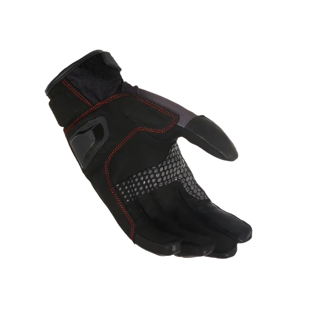 MACNA JUGO Moto Cuero Deportes Guantes Negro Rojo