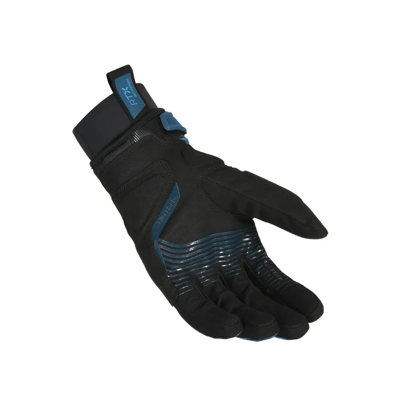 MACNA CREW RTX HOMBRES GUANTES MOTO IMPERMEABLE AZUL NEGRO